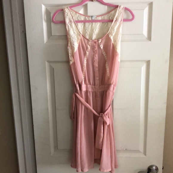 Charlotte Russe Pink Lace Dress - Picture 6 of 7